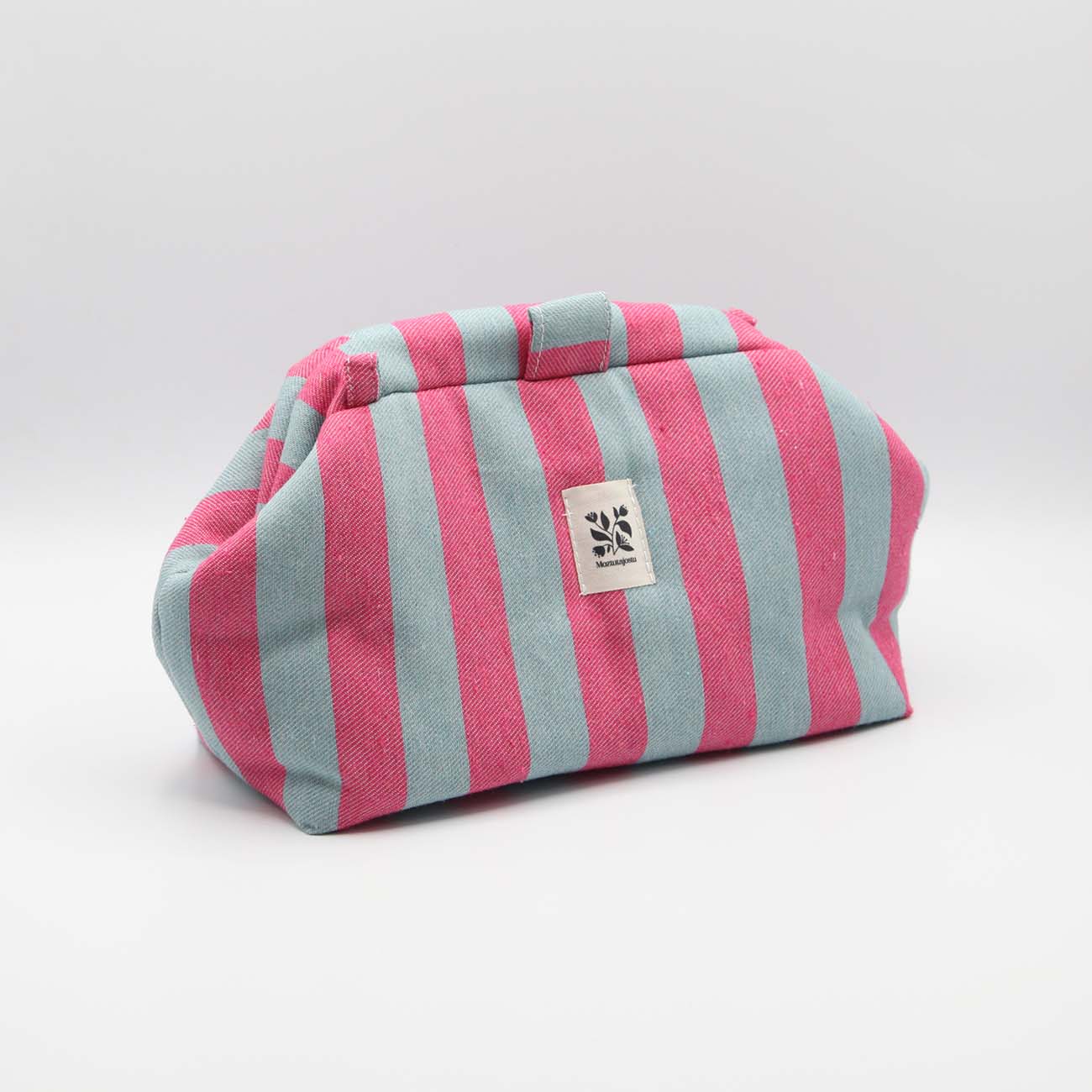 Bolso Rayas Rosa