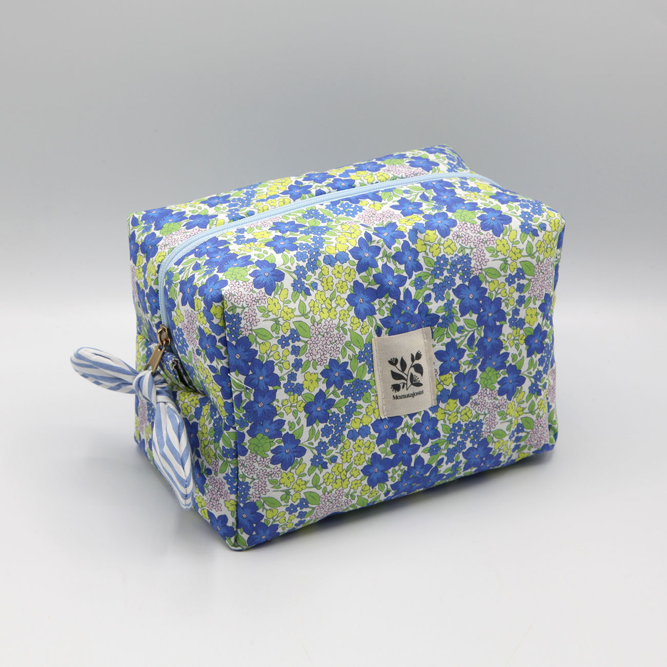 Neceser Midi Floral Azul-Lima