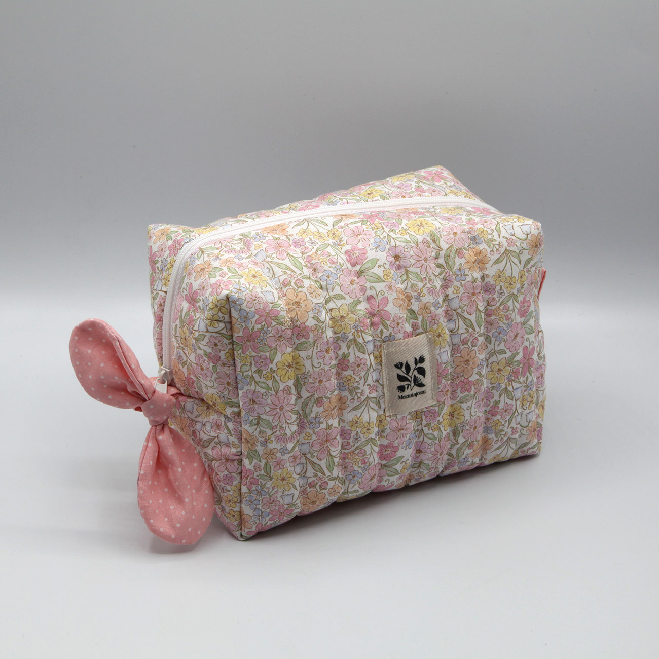 Neceser Midi Floral Rosa palo