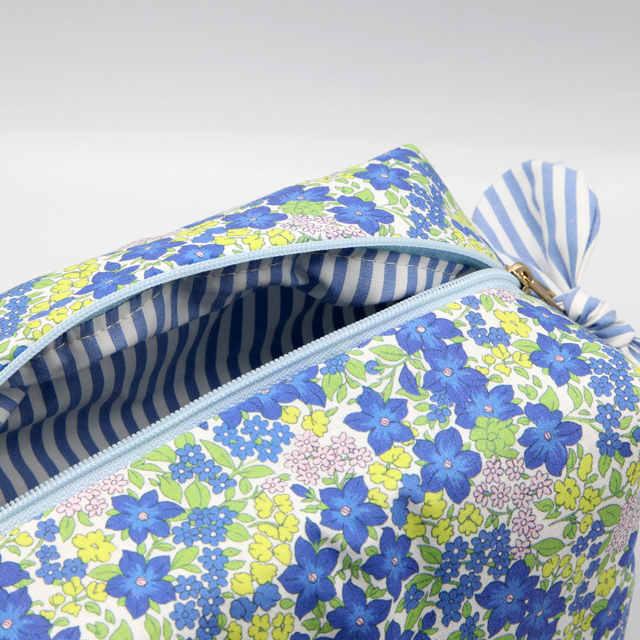 Neceser Midi Floral Azul-Lima - Imagen 3