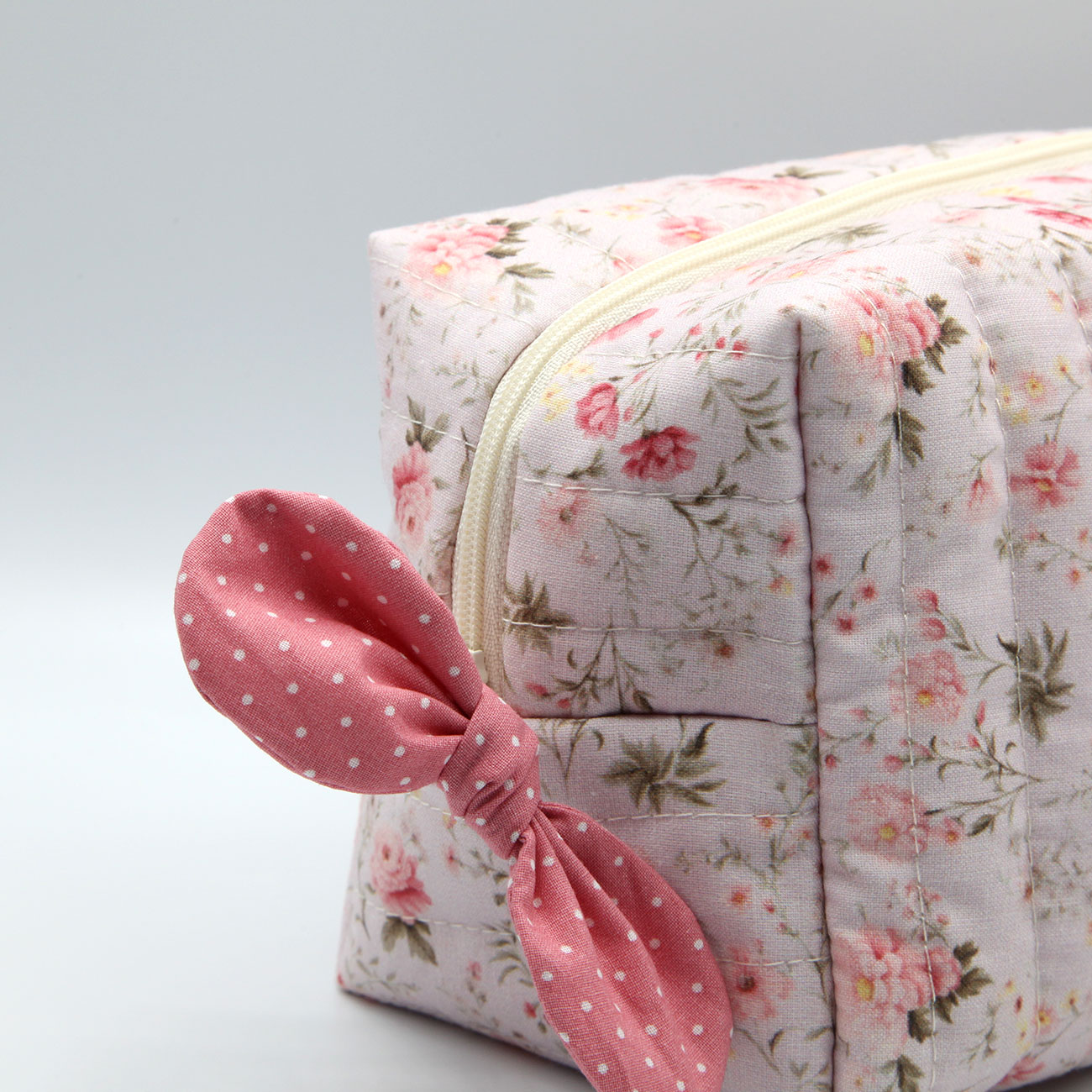 Neceser Midi Floral Rosa - Imagen 2