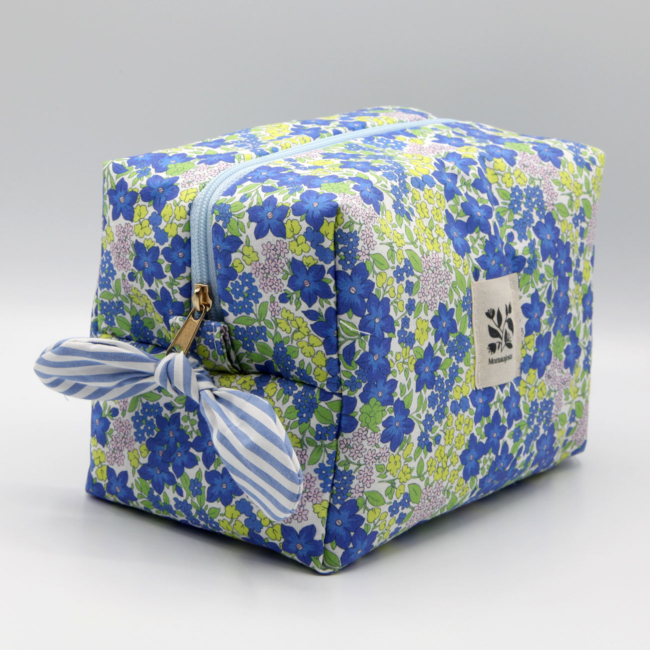 Neceser Midi Floral Azul-Lima - Imagen 4